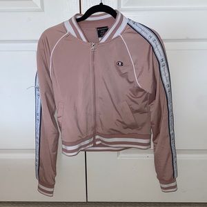 Light pink champion zip up